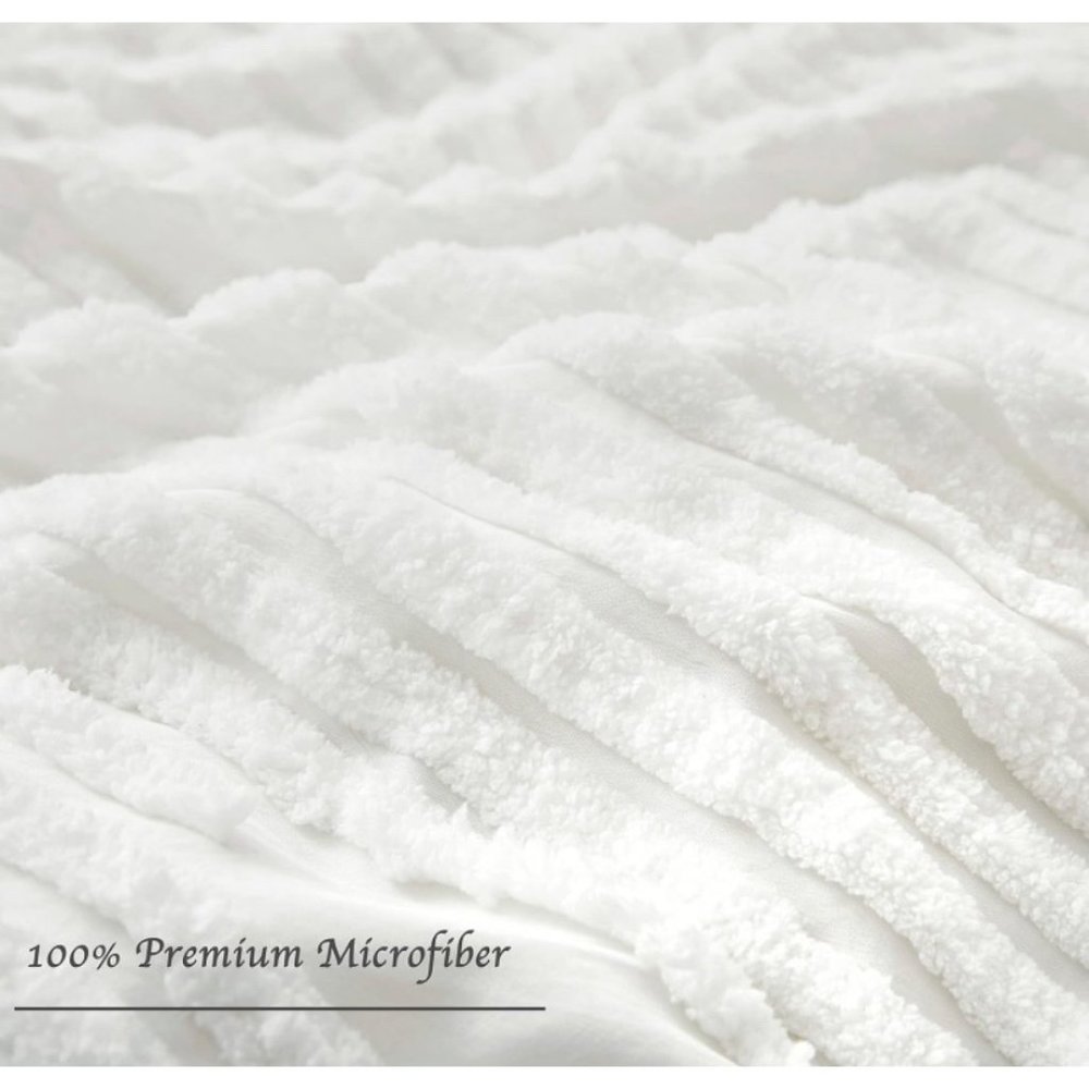 BEDAZZLED Duvet Cover King Size, 3 Pieces Boho Bedding Sets for Shabby Chic Home - Picture 2 of 6
